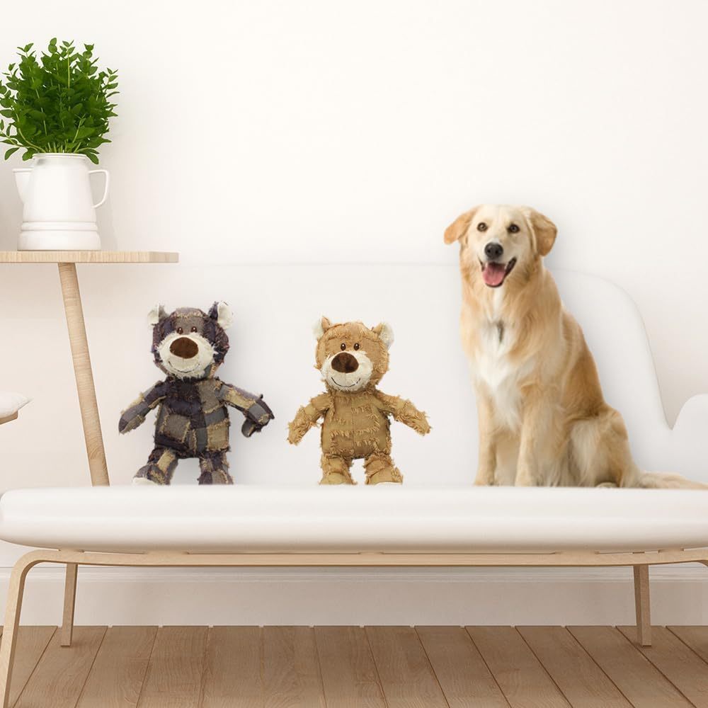 Indestructible Robust Bear, 2024 New Indestructible Squeaky Toys For Dogs, Durable Squeaky Dog Toys For Heavy Chewers, Interactive Dog Toys - Mijn winkel