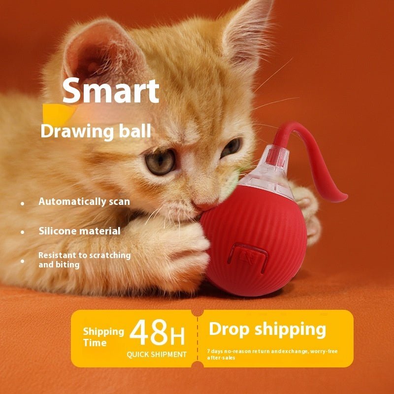 Interactive Cat Toy Ball Super Drive Cat Rolling Ball - Mijn winkel
