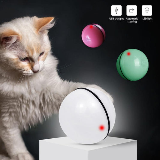 LED Laser Electronic Rolling Pet Funny Cat Toy Ball - Mijn winkel