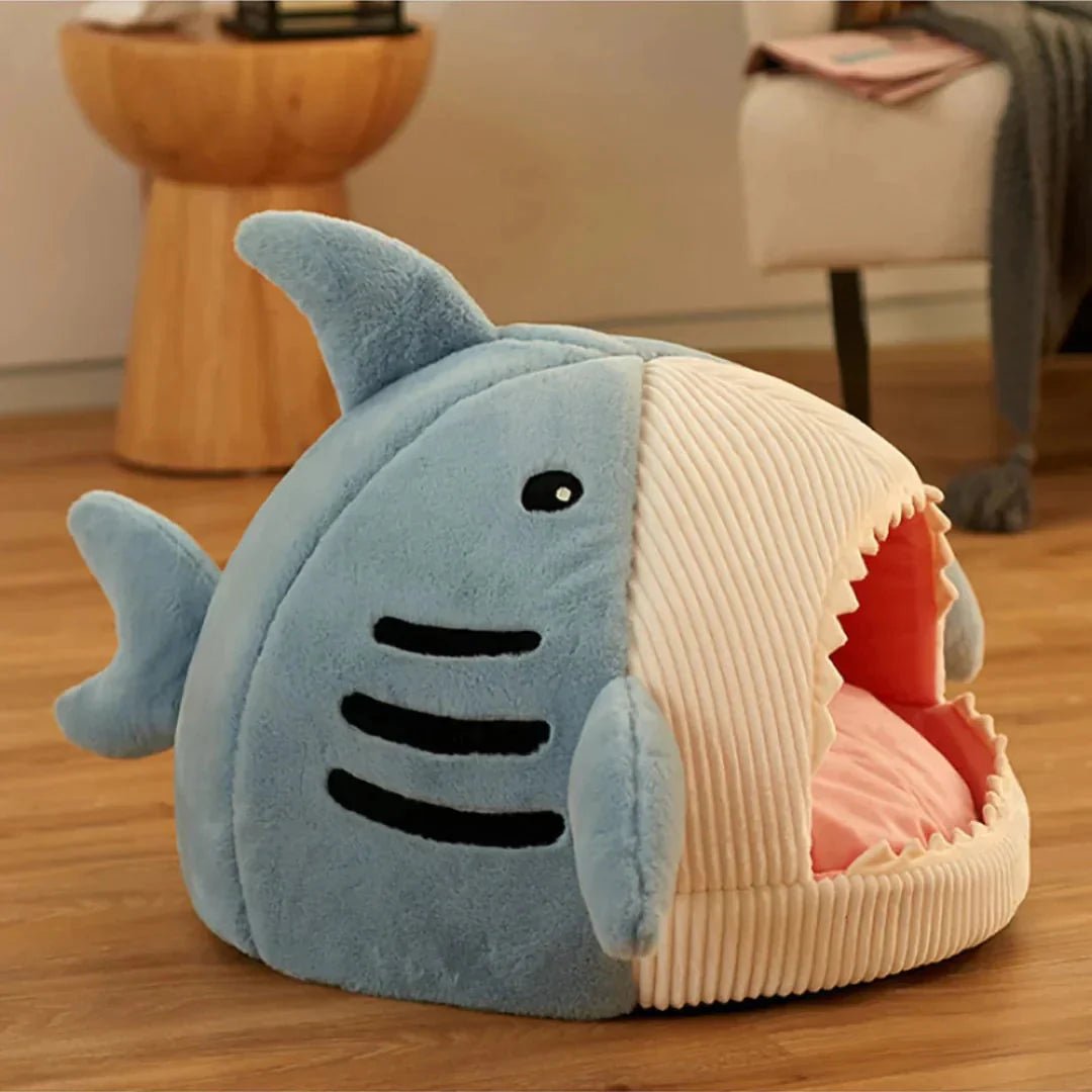 Luxury Plush Shark Pet Bed - Mijn winkel