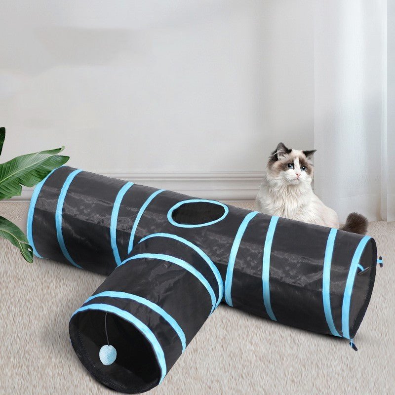 New Cat Tunnel Foldable Pet Climbing Path Cat Toys - Mijn winkel