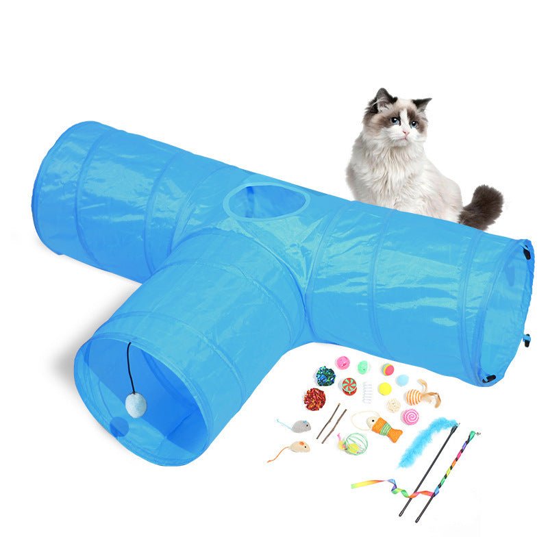 New Cat Tunnel Foldable Pet Climbing Path Cat Toys - Mijn winkel