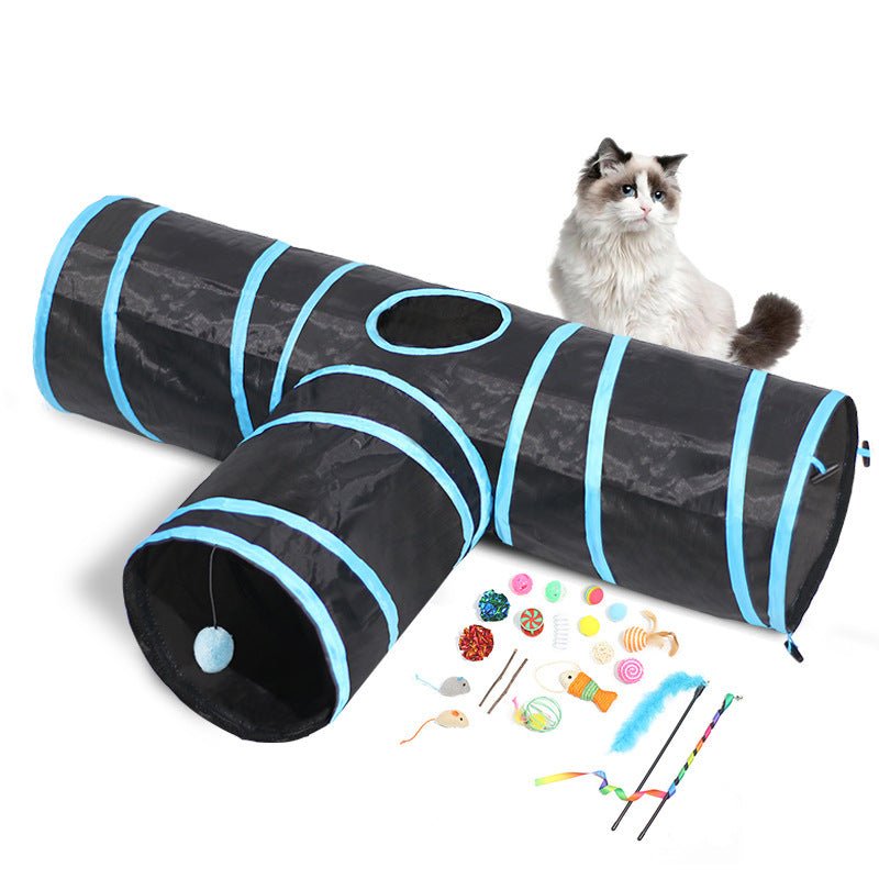 New Cat Tunnel Foldable Pet Climbing Path Cat Toys - Mijn winkel