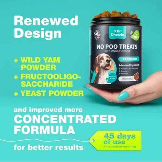 No Poo Chews For Dogs Coprophagia Deterrent For Dogs Forbid For Dogs Stool Eating Deterrent Dog Probiotics For Digestive Health Digestive Gut Immune Health Treats No Poop Eating For Dogs - Mijn winkel