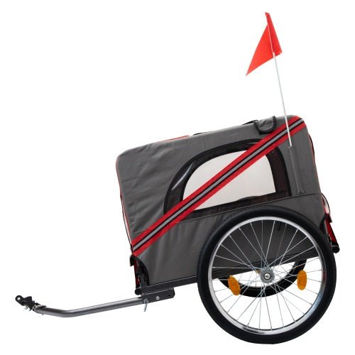 Outdoor Heavy Duty Foldable Utility Pet Stroller Dog Carriers Bicycle Trailer - Mijn winkel