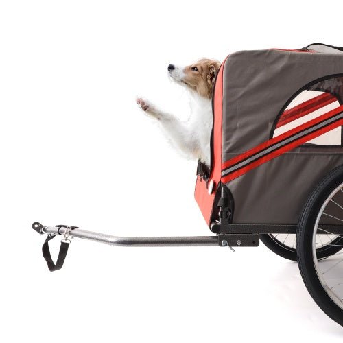 Outdoor Heavy Duty Foldable Utility Pet Stroller Dog Carriers Bicycle Trailer - Mijn winkel