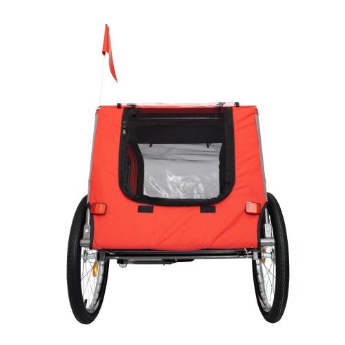Outdoor Heavy Duty Foldable Utility Pet Stroller Dog Carriers Bicycle Trailer - Mijn winkel