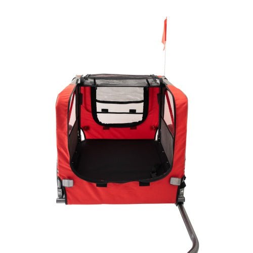 Outdoor Heavy Duty Foldable Utility Pet Stroller Dog Carriers Bicycle Trailer - Mijn winkel