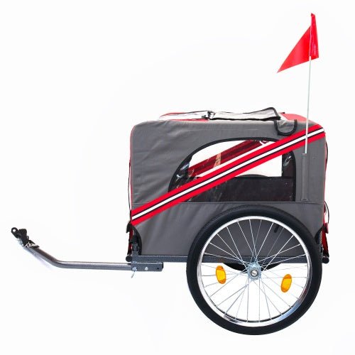 Outdoor Heavy Duty Foldable Utility Pet Stroller Dog Carriers Bicycle Trailer - Mijn winkel