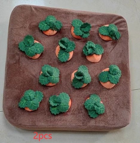 Pet Dog Toys Carrot Plush Toy Vegetable Chew Toy For Dogs Snuffle Mat For Dogs Cats Durable Chew Puppy Toy Dogs Accessories - Mijn winkel