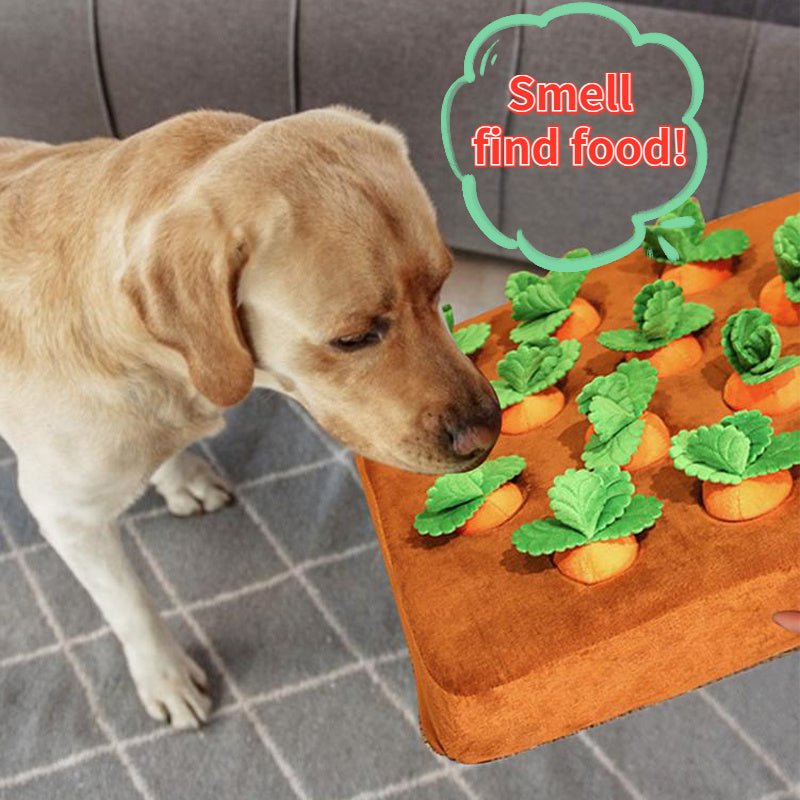 Pet Dog Toys Carrot Plush Toy Vegetable Chew Toy For Dogs Snuffle Mat For Dogs Cats Durable Chew Puppy Toy Dogs Accessories - Mijn winkel