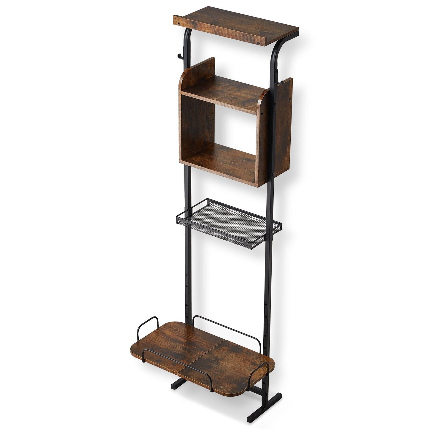 Pet Feeding Station With Storage Dog Food Toy Organizer Raised Dog Bowls - Mijn winkel