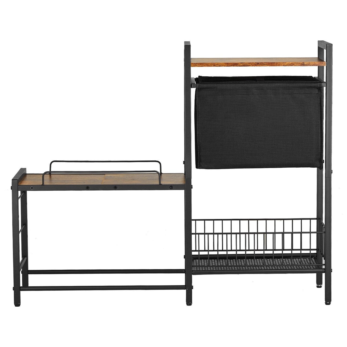 Pet Feeding Station With Storage Dog Food & Toy Organizer Raised Dog Bowls - Mijn winkel