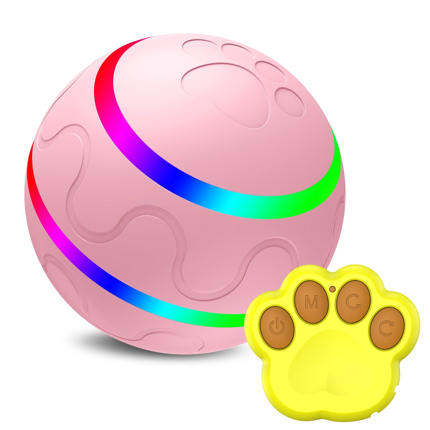 Pet New Cat Wicked Ball Toy Intelligent Ball USB Cat Toys Self Rotating Ball Automatic Rotation Ball - Mijn winkel