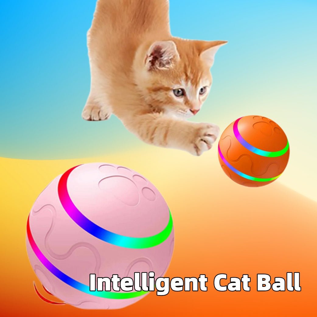 Pet New Cat Wicked Ball Toy Intelligent Ball USB Cat Toys Self Rotating Ball Automatic Rotation Ball - Mijn winkel