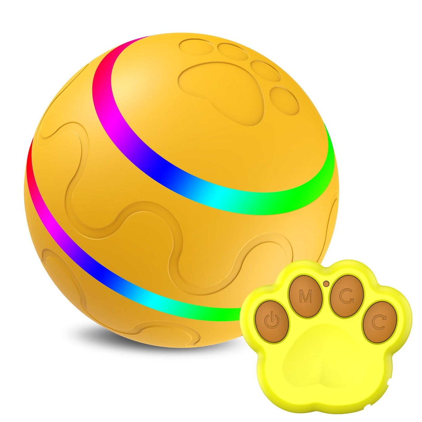 Pet New Cat Wicked Ball Toy Intelligent Ball USB Cat Toys Self Rotating Ball Automatic Rotation Ball - Mijn winkel