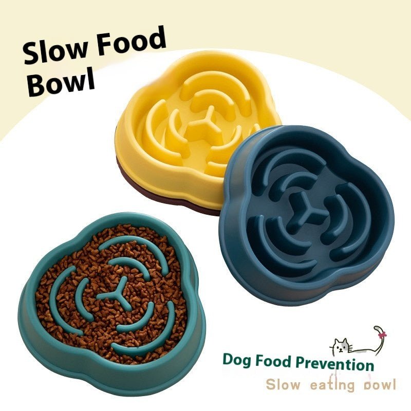 Pet Slow Feeding Bowl Dog Bowl Anti - choke Anti - skid - Mijn winkel