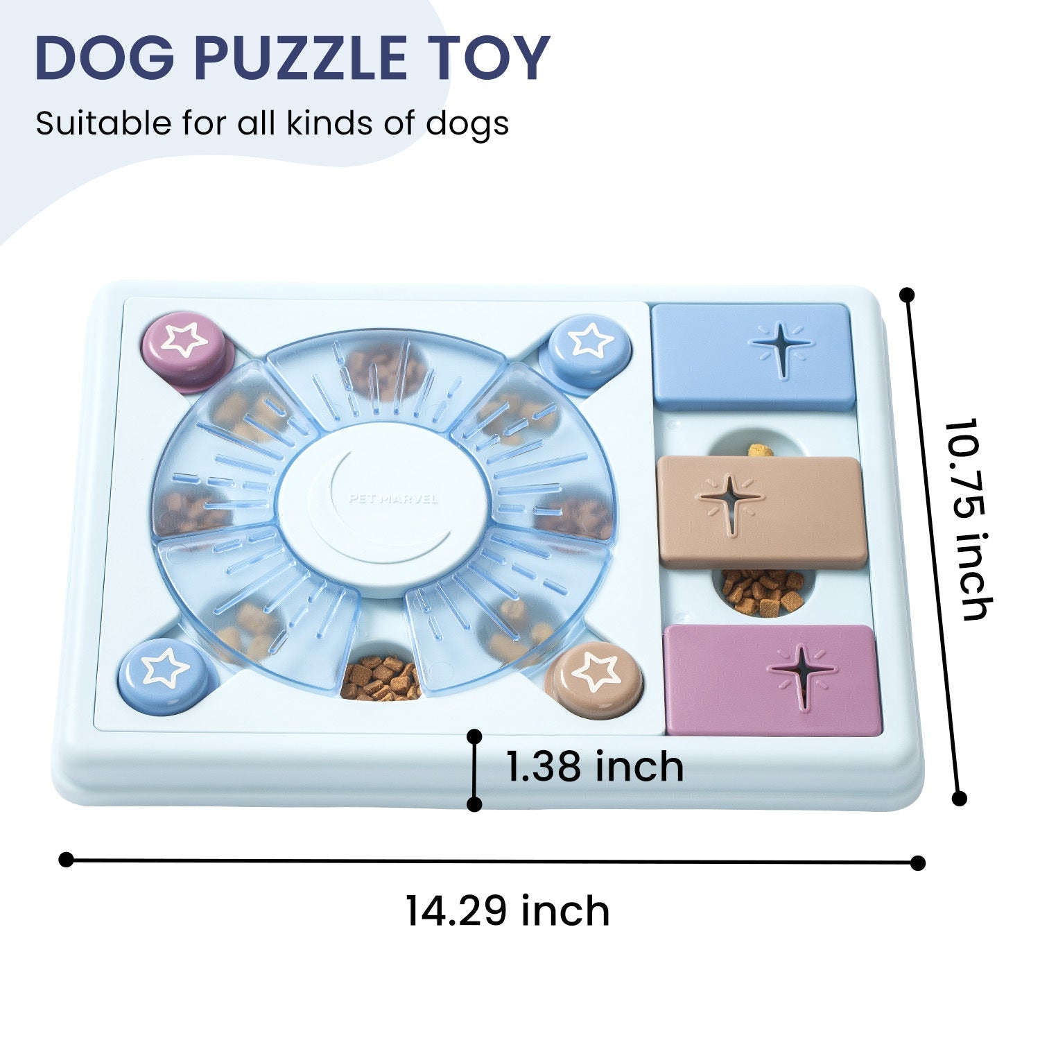 PETMARVEL Interactive Puzzle Game Dog Toy, Level 1 - 3 - Mijn winkel