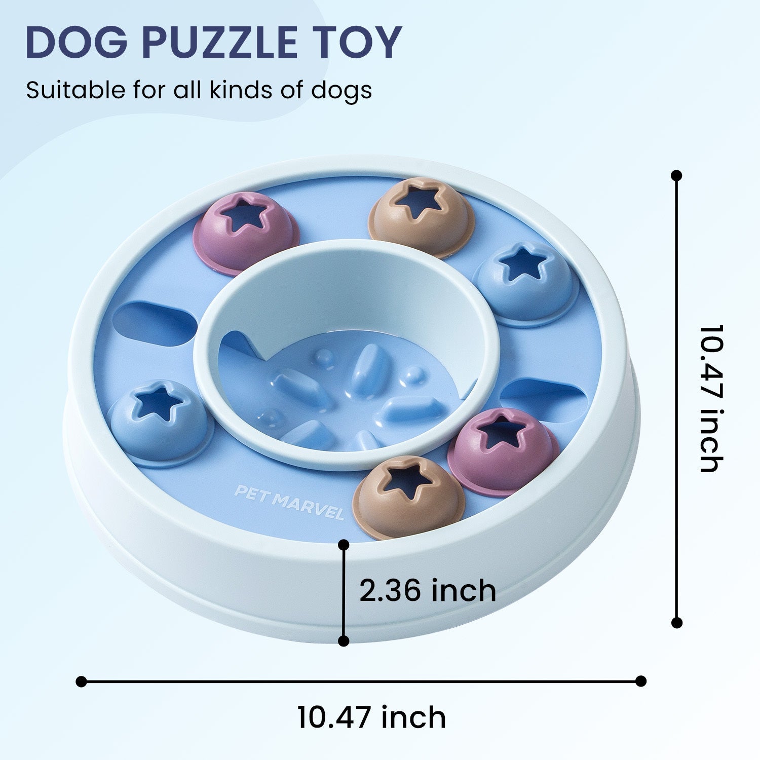 PETMARVEL Interactive Puzzle Game Dog Toy, Level 1 - 3 - Mijn winkel