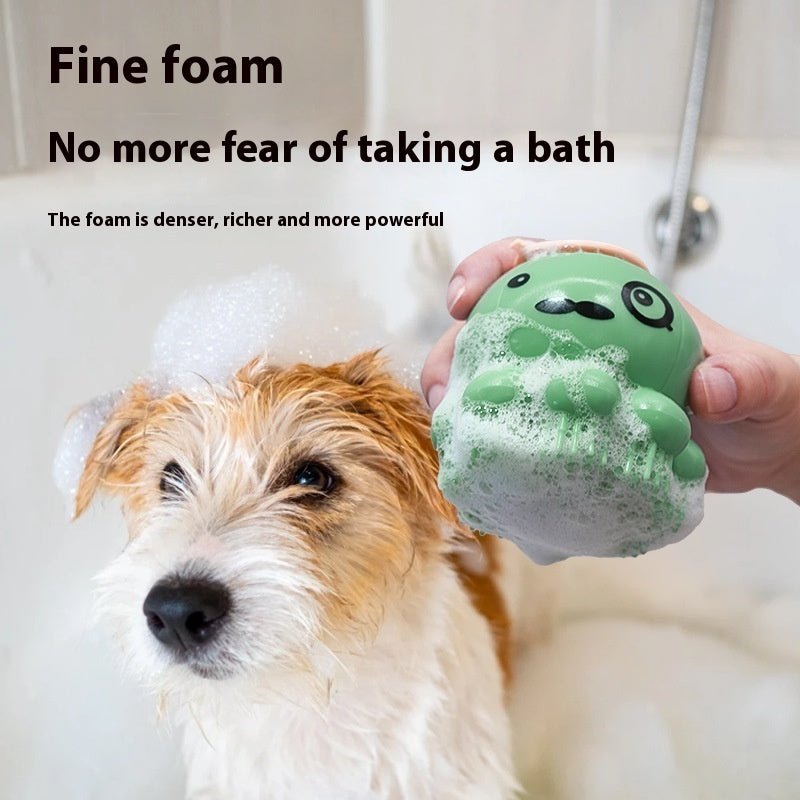 Pets Shower Brush Silicone Bath Massage Comb Pet Products - Mijn winkel
