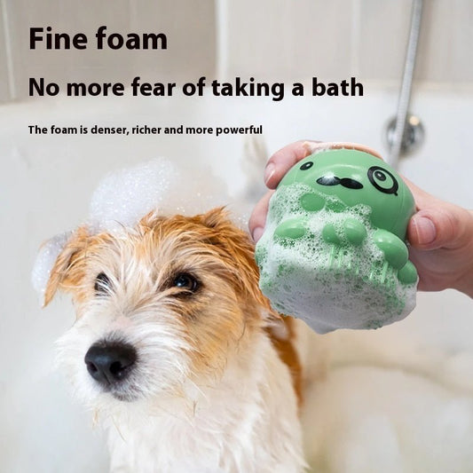 Pets Shower Brush Silicone Bath Massage Comb Pet Products - Mijn winkel