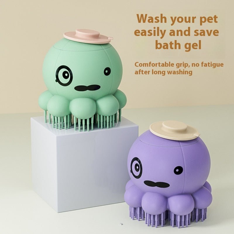 Pets Shower Brush Silicone Bath Massage Comb Pet Products - Mijn winkel