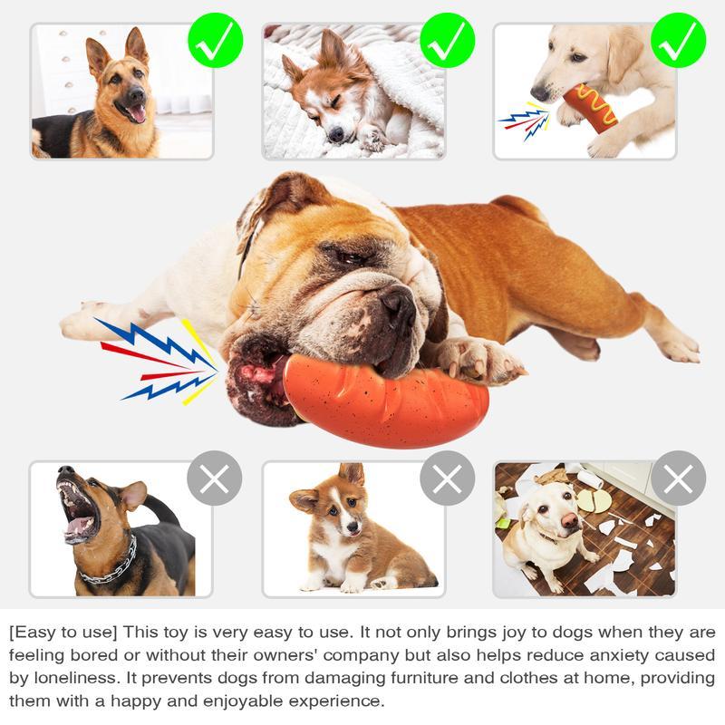 PPOKEl Dog Chew Toys Aggressive - Chaewers.Indestructible Dog Toy For Aggressive Chewer,Tough Chew Toys For Dogs Rubber Orange Plain - Mijn winkel