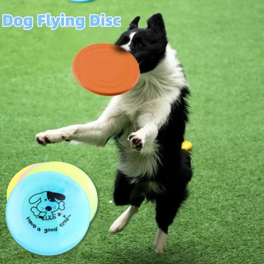 Silicone Flying Saucer Funny Pets Dog Cat Toy Dog Game Flying Discs Resistant Chew Puppy Training Interactive Pet Supplies - Mijn winkel