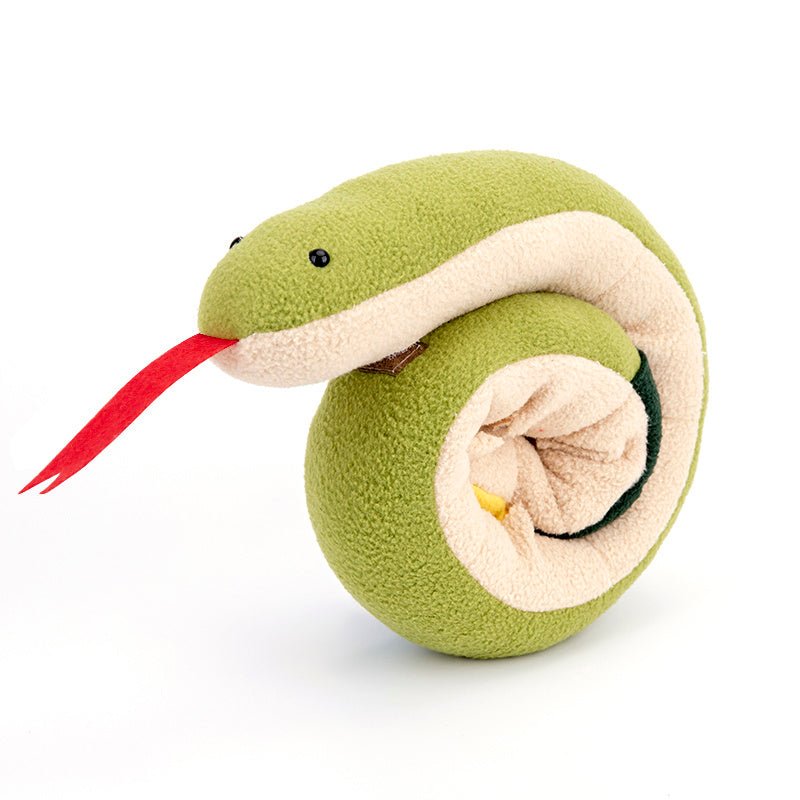 Snake Snuffle Toy For Dogs Pet Slow Feeder, Feeder Puzzle, Nosework Toys, Dog Enrichment Puzzle - Mijn winkel