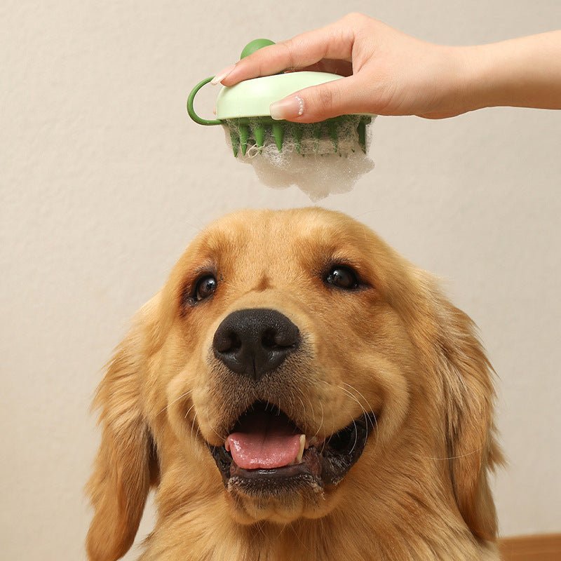 Soft Silicone Pets Hair Remover Comb Handheld Bath Shower Hair Shampoo Massage Brush For Dogs Cats Cleaning Tools Pet Products - Mijn winkel
