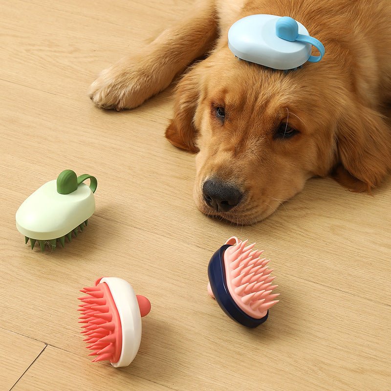 Soft Silicone Pets Hair Remover Comb Handheld Bath Shower Hair Shampoo Massage Brush For Dogs Cats Cleaning Tools Pet Products - Mijn winkel
