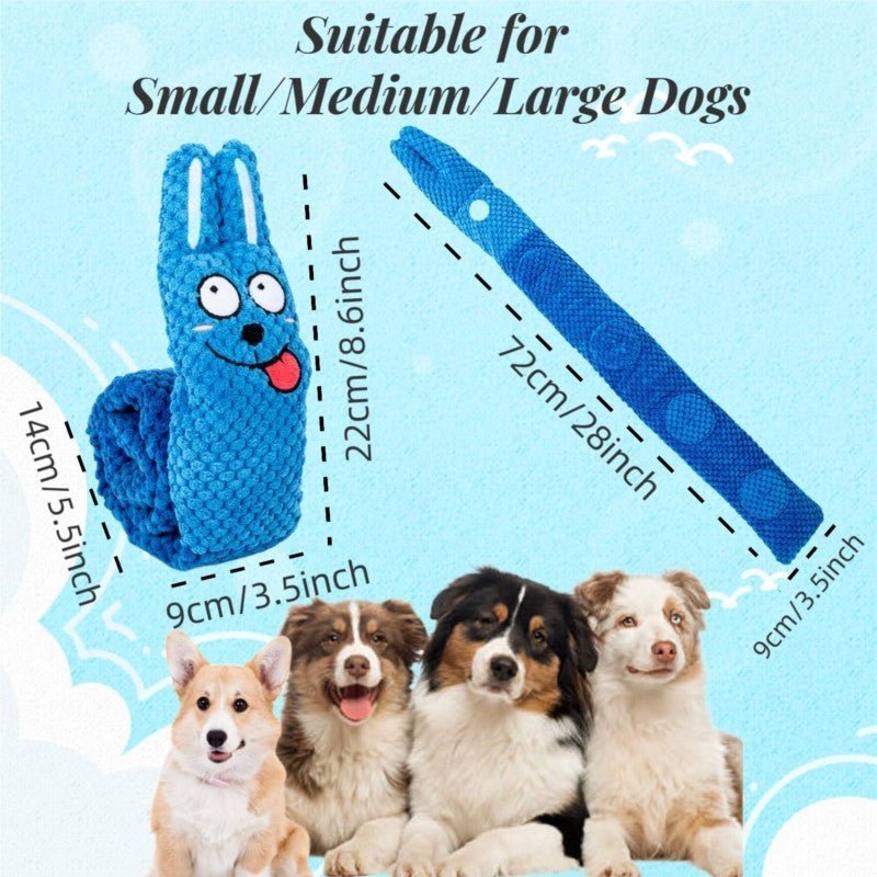 Squeaky Dog Puzzle Toys Interactive Plush Dog Toys Snuffle Mat For Dogs IQ Training Toys Foraging Instinct Training Puppy Toys - Mijn winkel