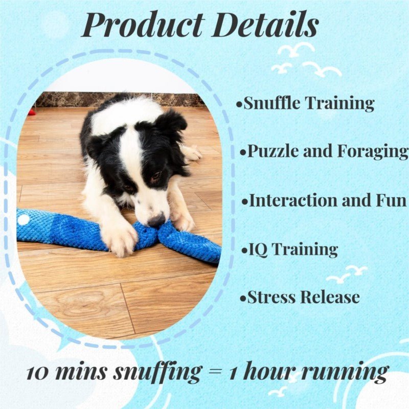 Squeaky Dog Puzzle Toys Interactive Plush Dog Toys Snuffle Mat For Dogs IQ Training Toys Foraging Instinct Training Puppy Toys - Mijn winkel
