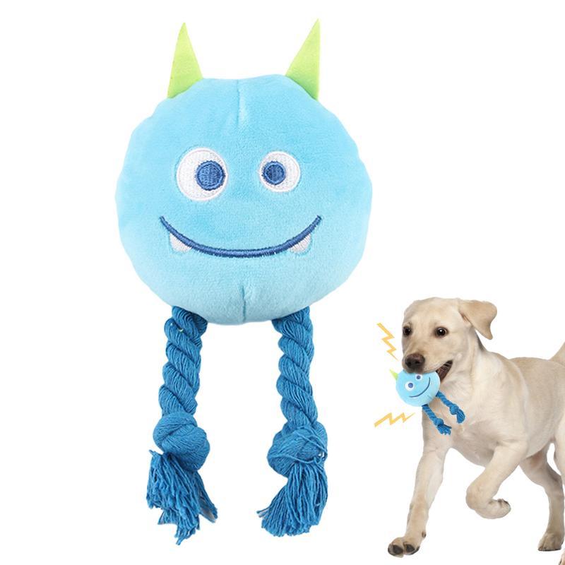 Squeaky Toys For Dogs Strong Knot Design Cartoon Chewable Teething Toys Decorative Multifunctional Relaxing Supplies Dog - Mijn winkel