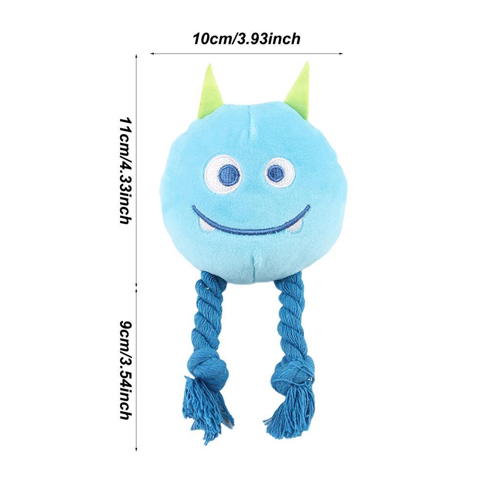 Squeaky Toys For Dogs Strong Knot Design Cartoon Chewable Teething Toys Decorative Multifunctional Relaxing Supplies Dog - Mijn winkel