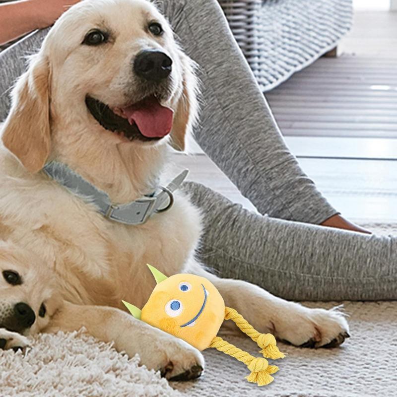 Squeaky Toys For Dogs Strong Knot Design Cartoon Chewable Teething Toys Decorative Multifunctional Relaxing Supplies Dog - Mijn winkel