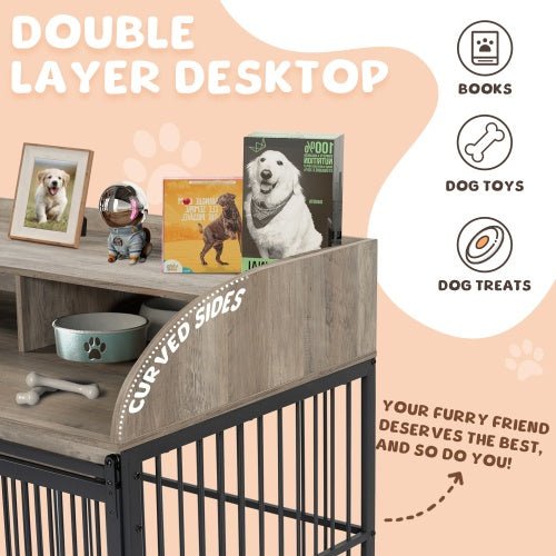 The Wooden Kennel Kennel Is Suitable For Large Medium - sized Dogs - Mijn winkel
