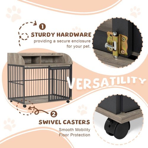 The Wooden Kennel Kennel Is Suitable For Large Medium - sized Dogs - Mijn winkel
