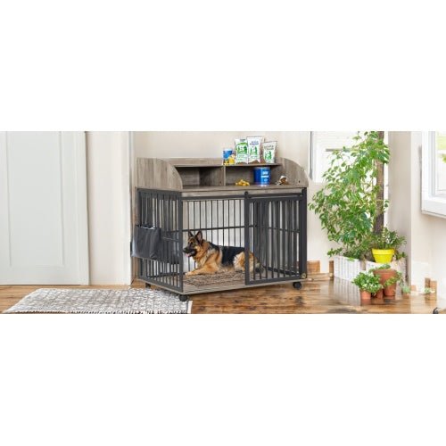 The Wooden Kennel Kennel Is Suitable For Large Medium - sized Dogs - Mijn winkel
