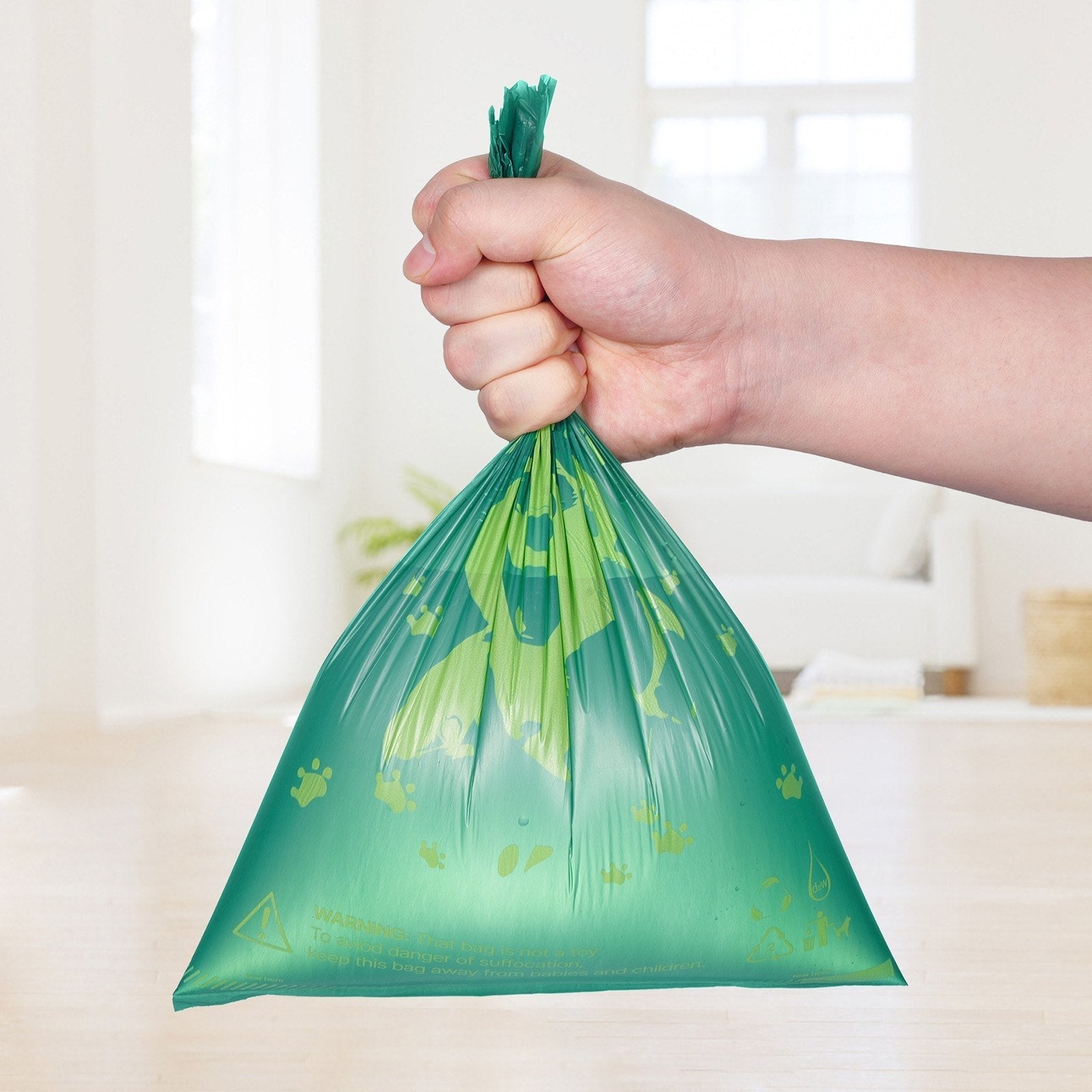 Thick Dog Poop Waste Bags Refill Rolls 270PCS Lavender Scented Biodegradable - Mijn winkel