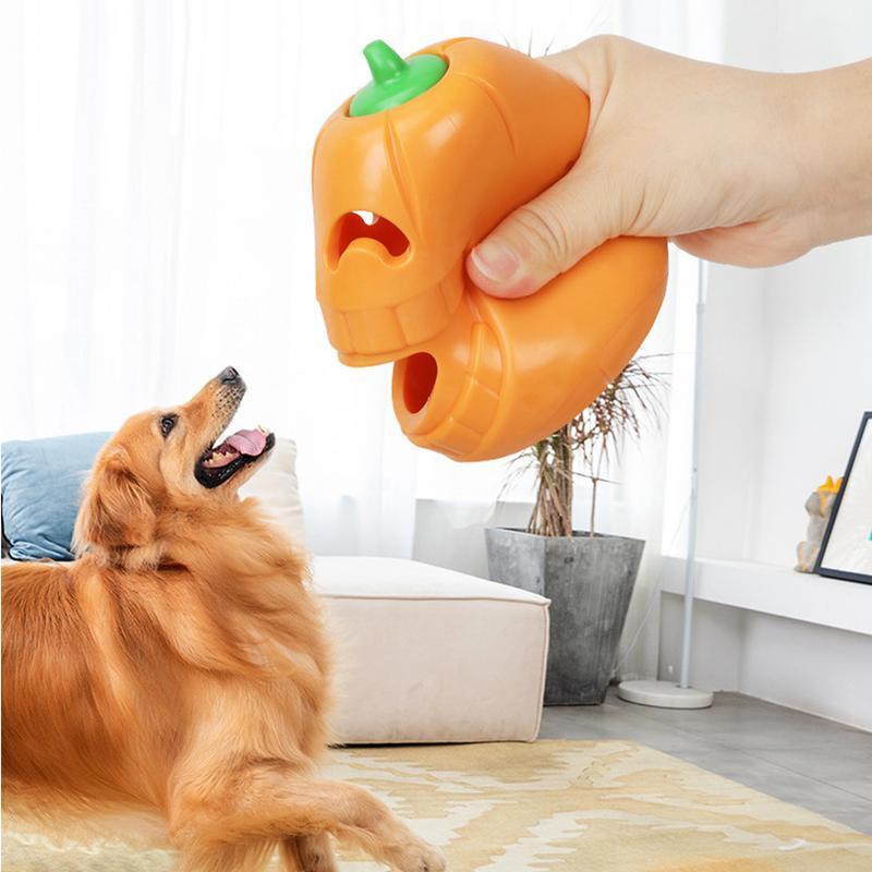 Tough Chew Toys For Dogs Dog Chew Toy For Aggressive Chewers Pumpkin Shape Indestructible Dog Toy Interactive Dog Toys Puppy - Mijn winkel