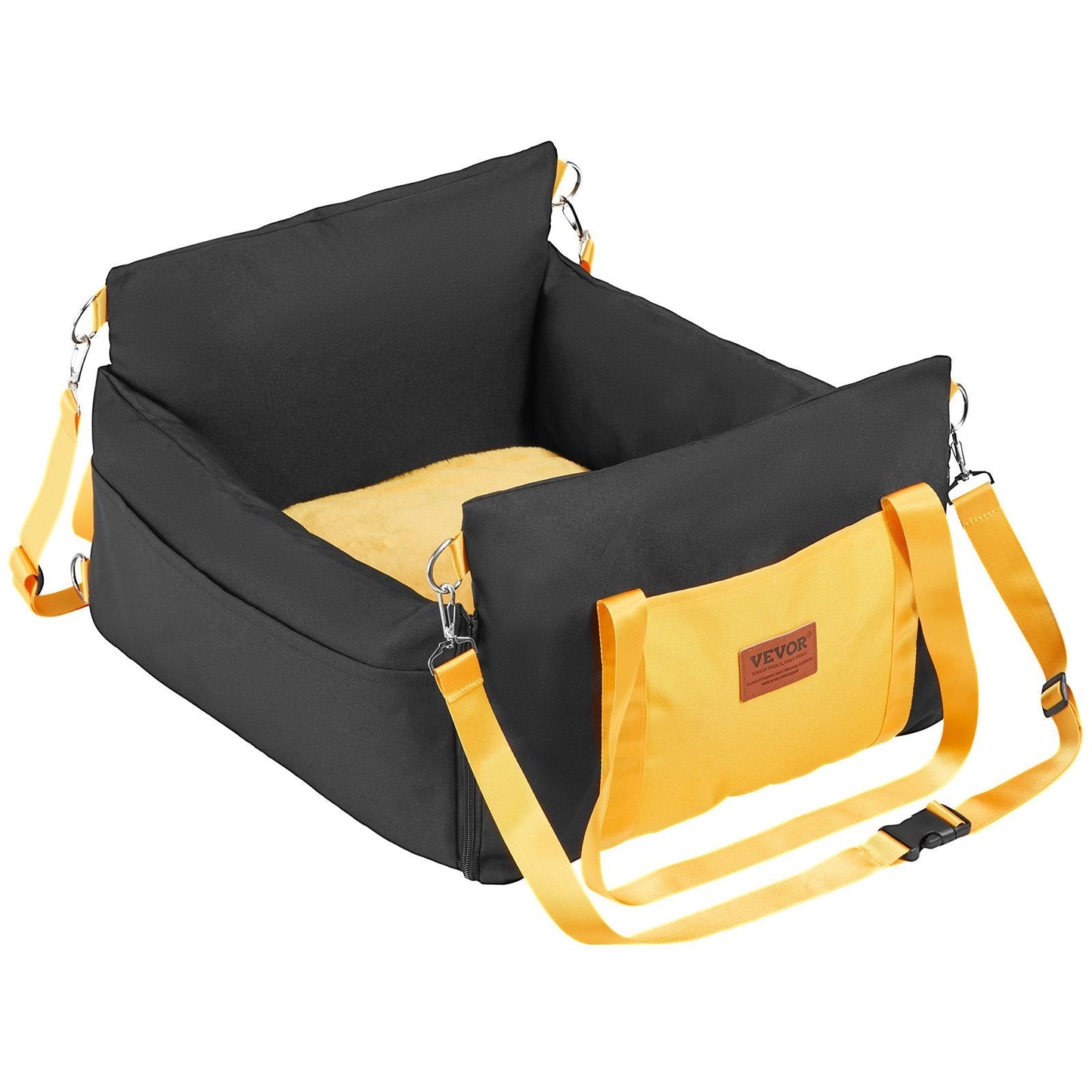 VEVOR Dog Booster Car Seat Pet Car Seat For Small Dog Up To 25lbs Black - Mijn winkel