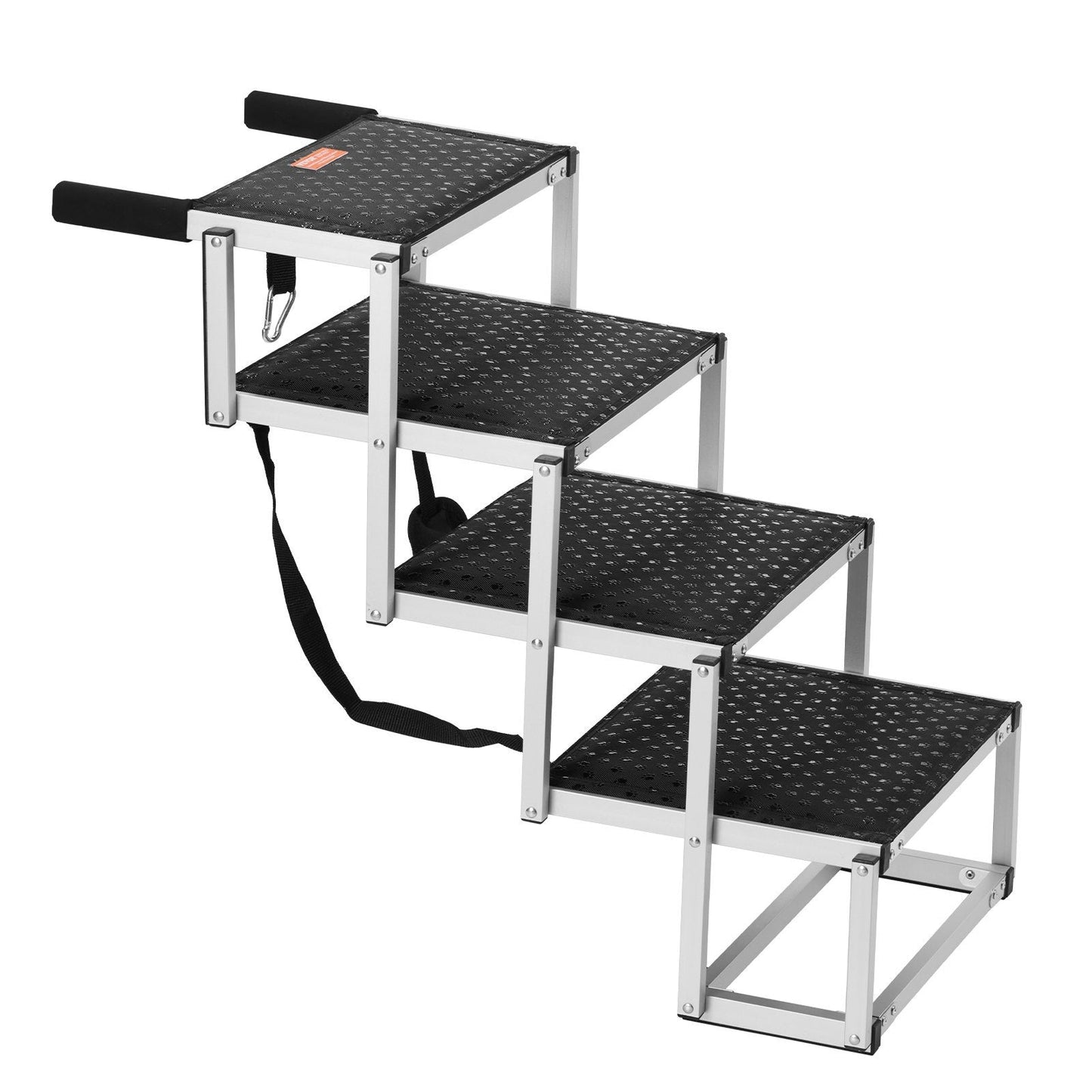 VEVOR Dog Stair For Cars 4 - step Folding Dog Steps Aluminum Loads Up To 150 Lbs - Mijn winkel