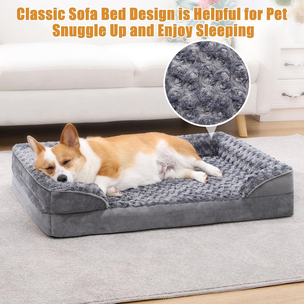 Washable Chew Proof Washable Luxury Orthopedic Dog Sofa Pet Bed For Dogs - Mijn winkel