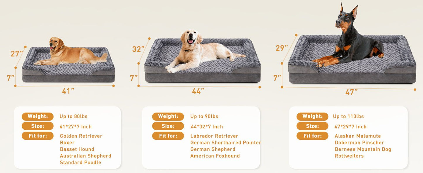 Washable Chew Proof Washable Luxury Orthopedic Dog Sofa Pet Bed For Dogs - Mijn winkel