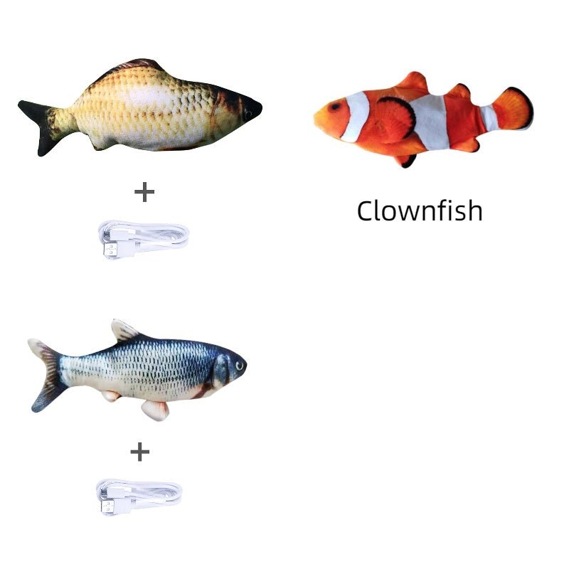 Without Cat Nip Version - Electric Jumping Fish Simulation Electric Fish Toy - Mijn winkel
