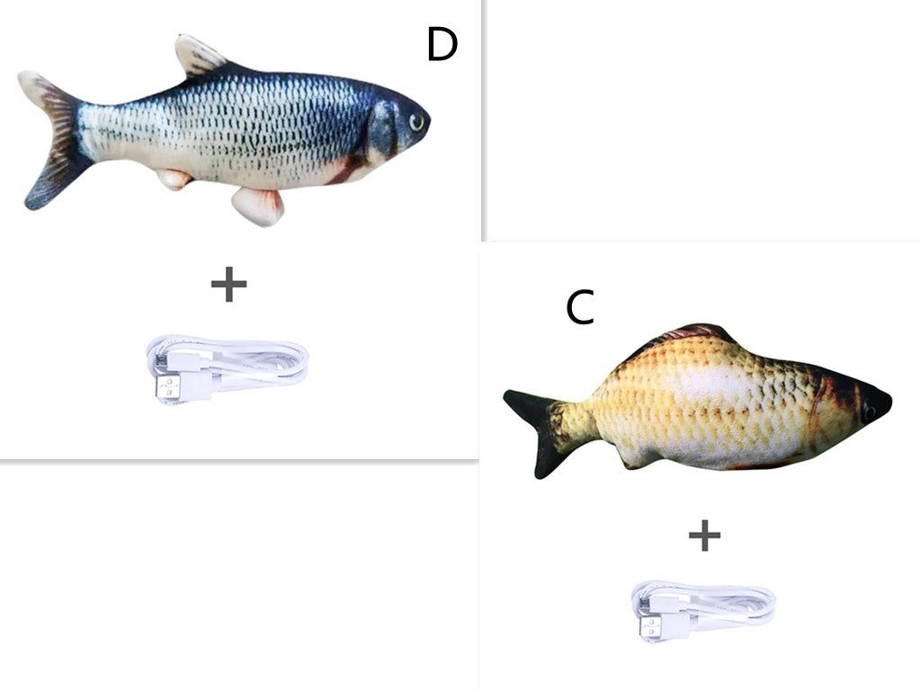 Without Cat Nip Version - Electric Jumping Fish Simulation Electric Fish Toy - Mijn winkel
