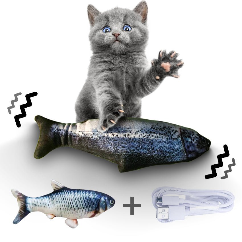 Without Cat Nip Version - Electric Jumping Fish Simulation Electric Fish Toy - Mijn winkel