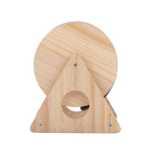 Wooden Cat Scratch Post, 360 Degree Rotating Cat Scratch Toy With Bell, Suitable For Indoor Cats And Kittens, Natural Color - Mijn winkel